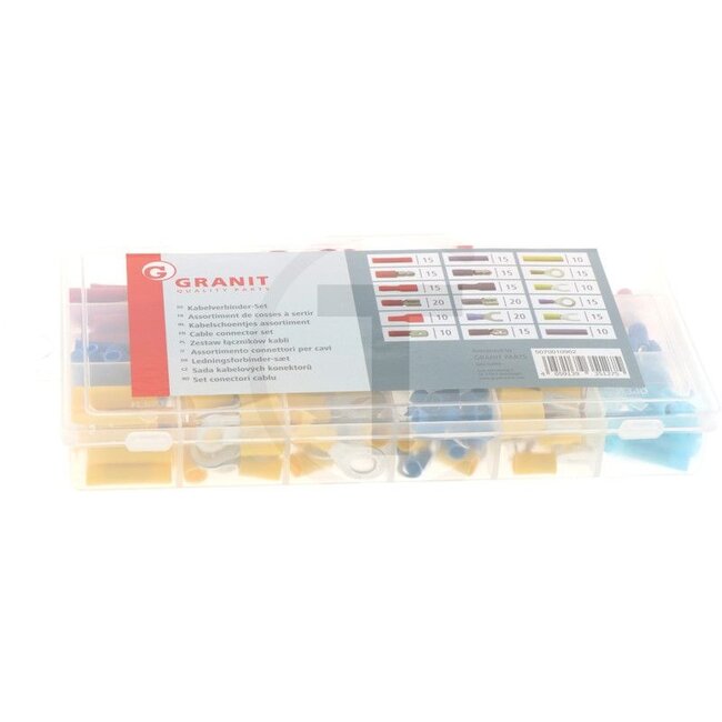 GRANIT Cable connector assortment 260 pcs. - 5070010962 | Contents: 260 parts | Version: 260 pcs.