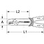 KS Tools Multifunction crimping tool - 7881151231, Referentienr.: 115.1231 | Version: With shear function;, 2-component handles | Description: • For professional cable cutting and stripping of wires from 0.75 - 6.0 mm², • For crimping cable lugs and connectors fro