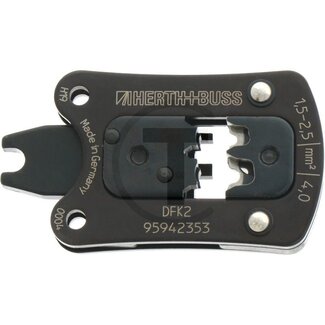 GRANIT Einsätze crimping pliers blade terminal bush 1,5 - 2,5 mm², 4 mm² GHW DFK 2