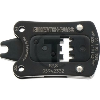 GRANIT Einsätze crimping pliers blade terminal 2,8 mm, 0,1 - 0,25 mm², 0,5 - 1 mm²