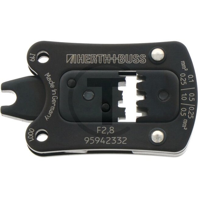 GRANIT Einsätze crimping pliers blade terminal 2,8 mm, 0,1 - 0,25 mm², 0,5 - 1 mm²
