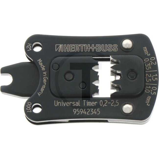 GRANIT Einsätze Crimpzange Flachstecker 0,2 - 0,35 mm², 1,5 - 2,5 mm² Amp Tyco