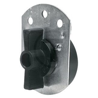 Battery cut-off switch to be pressed