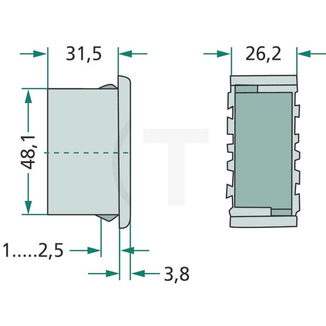 HELLA Zwischenstück schwarz - 4558HG 716735001, 0009644537, 8HG716735-001, 8HG 716 735-001, 28305800, 05003535, 07074834 | Ausführung: durch weitere Zwischenstücke kann diese Montageleiste beliebig ergänzt werden | Einbauort: mitte