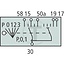 BOSCH Gloei-startschakelaar 12 V / 24 V, Ø 22,5 mm, slot K80-2 sleutels | 3221154R91, 1397580028, 342316003, 0342316003