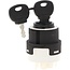 GRANIT Start switch 12 V/24 V - 50770596034, 1532371C2, 135700580118, 20500103, 205 001 03, 1337005801381 | Version: With 2 moulded reversible safety keys, made of nickel silver for central locking | waterproof DIN 400 50, IP64  | Dustproof and waterproof in con
