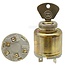 Cobo Ignition start switch With key - 22714110000, 1966930C1, 449210A1, 1021273, 2.7659.005.0 | Version: 12 V, with blade terminals, Function:, 0: off, 1: consumer, 2: start, Housing Ø 40 mm