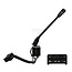 HELLA Steering column switch Flush mounting - 4556BA 001539057, 6BA001539-057, 6BA 001 539-057, 3399522R2, 3399522R1 | Version: Lever 123 mm long, bent upwards by 45°, function printed, on the handle and wiring harness | Length: 475 mm | Switching function: Ind