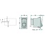 HELLA Wippschalter an/aus 12/24 V, 16 A, 2 Flachsteckanschlüsse | K307605, 6EH004570-001