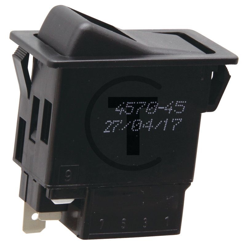 Rocker switch Hazard warning light (locking) Hella 6HH004570451