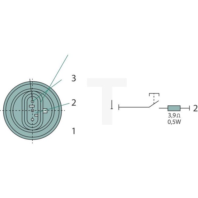 Drukknopschakelaar aftakas 48 V schakelspanning, knop geel, Ø 30 mm | 2.7659.177.0/20, 2.7659.177.0/10, 2.7659.177.0, 11903001