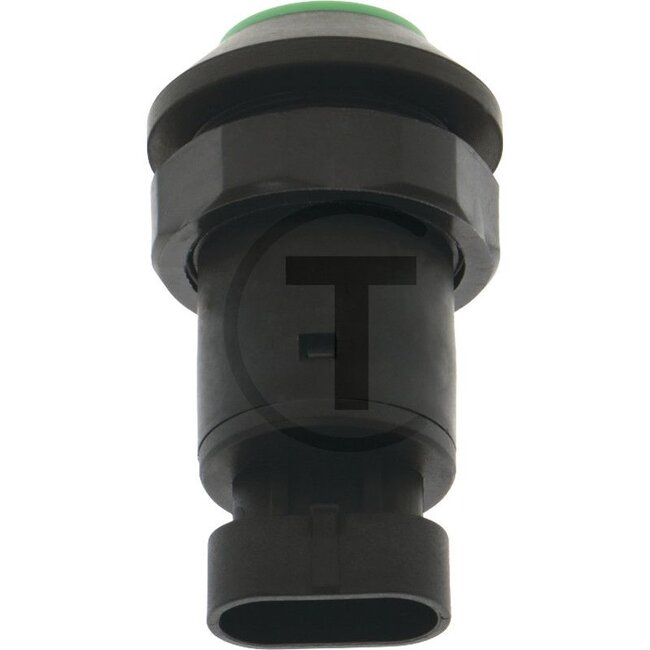 GRANIT Drukknop DTW heffen - 5070010852, 11928001 | Uitvoering: 48 volt schakelspanning, Knop: groen, N/O-contact, Totale slag van de schakelknop: 5 mm, Ø 30 mm, stekkeraansluiting (AMP Superseal 3 x 1,5), Bescherming tegen stof en spatwater