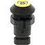 Push button, DTW, PTO shaft lock - 5070010864, 11930001 | Version: 48 V switching voltage, Yellow button, make contact, Total button travel: 5 mm, Ø 30 mm, plug connection, AMP Superseal 3 x 1.5, dustproof and splashproof