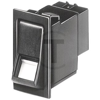 HELLA Rocker switch work lamp, 4 blade connections 6,3 mm