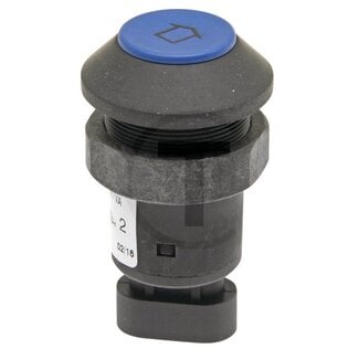 GRANIT Druckknopfschalter Heben / Senken 48 V, Knopf blau, Schließer