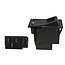 HELLA Rocker switch (Combination switch) locking - 4556RH 004570351, X830241012000, 6RH004570-351, 6RH 004 570-351, 525476 | Version: Without light, 3 blade terminals 6.3 mm, 3 switch positions 0: off, 1 and 2: on, rocker operation | Connection: 3 | To operate: