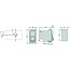 HELLA Rocker switch (Combination switch) locking - 4556RH 004570351, X830241012000, 6RH004570-351, 6RH 004 570-351, 525476 | Version: Without light, 3 blade terminals 6.3 mm, 3 switch positions 0: off, 1 and 2: on, rocker operation | Connection: 3 | To operate: