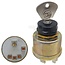 Cobo Start switch With key - 22714132000, 5154401, 1021330 | Version: 12 V, with 5 blade terminals, functions:, Preheat contact start, P: parking light, 0: off, 1: consumer, 2: start, Housing Ø 44 mm