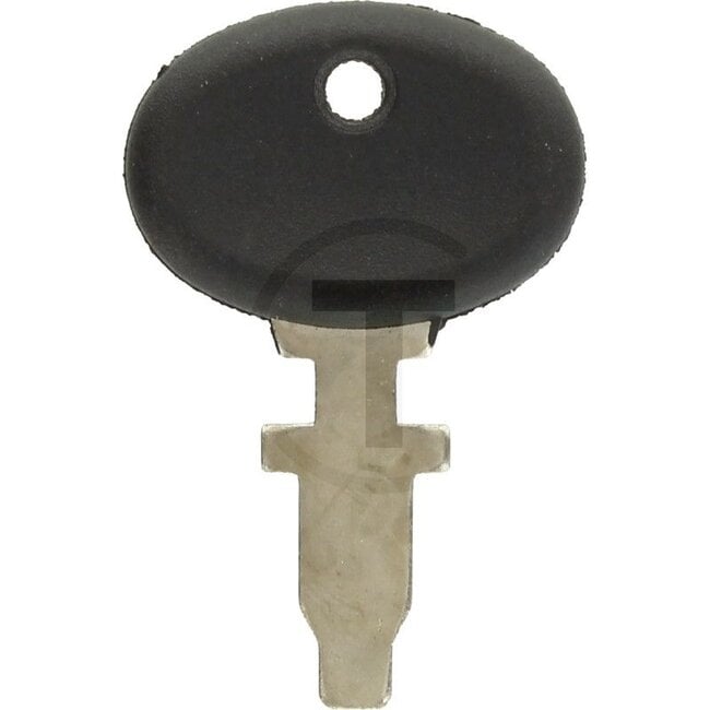 GRANIT Reservesleutel geplastificeerd, zwart - 50717002, 9918786, 0545, 00545 | Uitvoering: passend voor: Fiat