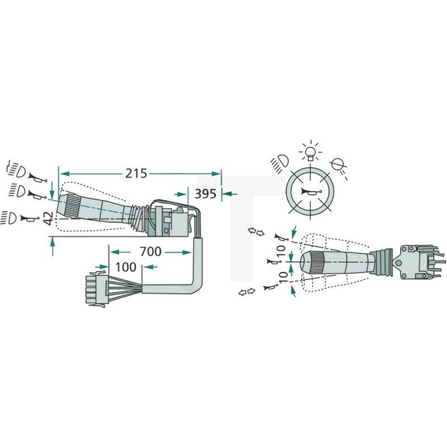 Cobo Commutateur multifonction - 22701282000, 5167258, 1007282