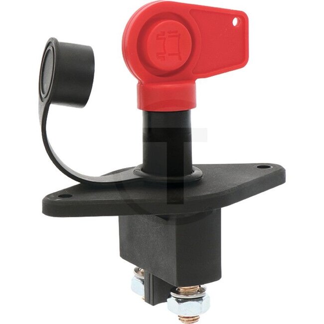 GRANIT Battery cut-off switch Make contact - 5070010018, 0019730810, 6EK001559-001, 21101001, 180211, 6EK 001 559-001, 211 01 001, AL68661, AG520910, 3613598M91 | Version: Rotary operation, removable key with splash protection cap  | Connection thread: 2x M10  |