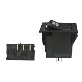 Cobo Tuimelschakelaar ventilator 12 V / 24 V, 3 aansluitingen
