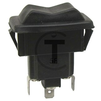 Cobo Tuimelschakelaar hydrauliek, 3 vlakstekkeraansluitingen, 12 / 24 V