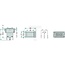 Cobo Wippschalter für Hydraulik - 2271702660000, AL64190, 1025414 | Ausführung: 12 V / 24 V, Funktion: Ein - Aus - Ein , 3 Flachsteckanschlüsse, Belastbarkeit: 12 V = 10 A, Einbaumaß: 15 mm breit, 29 mm lang und 34 mm hoch