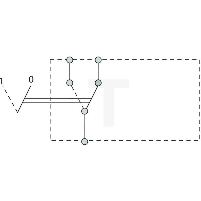 Cobo Wippschalter Scheibenwischer, 3 Flachsteckanschlüsse, 12 / 24 V - RT7700031091, 1023976