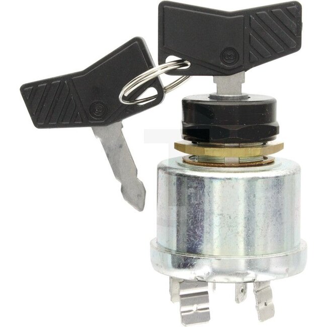 GRANIT Ignition lock With 2 keys - 50712209, RT7700029626, 1021386 | Version: 12 V, With blade terminals, Function:, P: parking light, 0: off, 1: ignition, 2: start