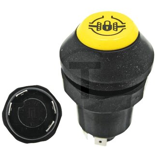 GRANIT Drukknopschakelaar differentieelslot 12 / 24 V, knop geel, Ø 30 mm