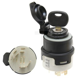 HELLA Gloei-startschakelaar 12 - 24 V, draaischakelaar, 10 polen