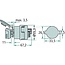 HELLA Start switch 12 V/24 V - 4556JB 003959001, 6JB003959-001, 6JB 003 959-001 | Version: Rotary switch with safety lock 2 keys with plastic cap are included, Can be removed in P and 0 position, 5 switch positions: P: sidelight, 0: off, 1: driving position, 2: