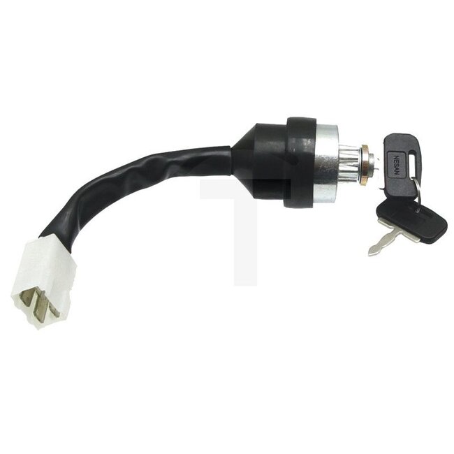 GRANIT Startschakelaar met 2 sleutels - 50750009, 3699692M92, NS13302, 20500404, NS 133 02, 205 004 04, 3699692M91 | Uitvoering: Aansluitkabel met stekker