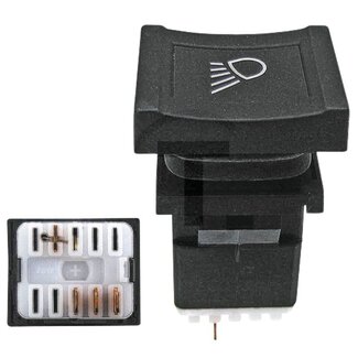 GRANIT Push button switch Work light, left