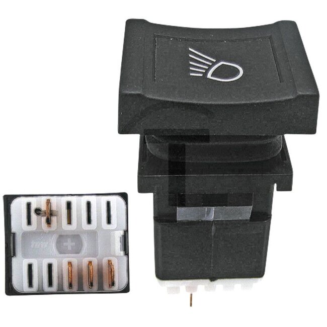 GRANIT Push button switch Work light, right - 50715081, 3385758M92 | Version: Push button switch, 4 blade terminals