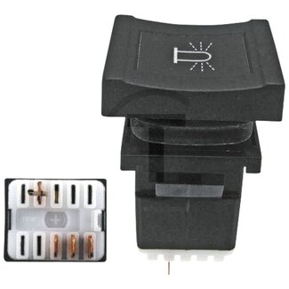 GRANIT Push button switch Rotating beacon