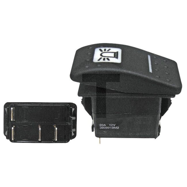 GRANIT Rocker switch Rotating beacon - 50715073, 3808918M2 | Version: 4 blade terminals