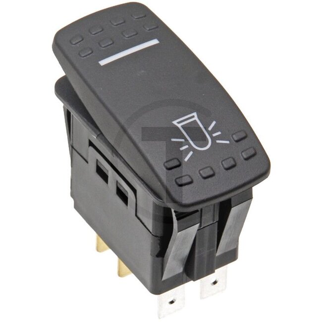 GRANIT Rocker switch Rotating beacon - 50715295, 4290431M2 | Version: 4 blade terminals