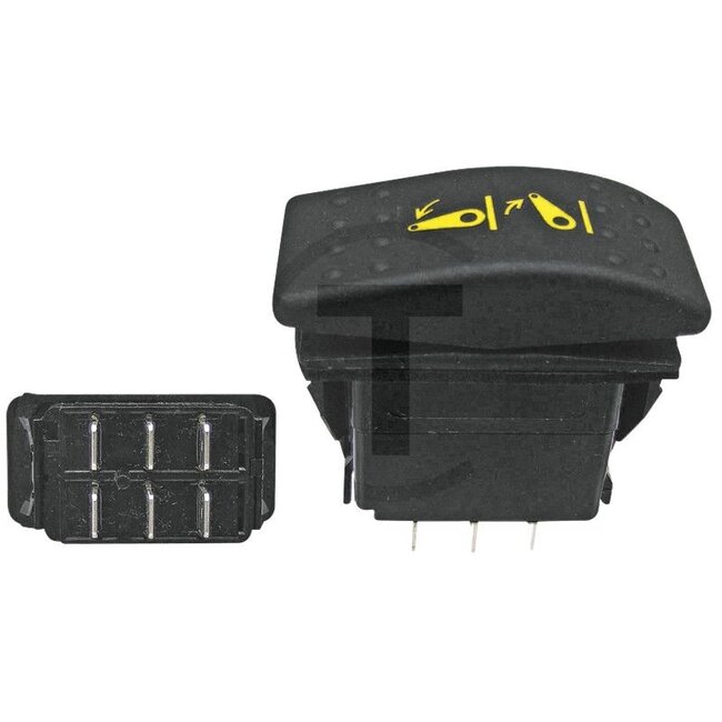 GRANIT Rocker switch Hydraulics (lifting unit) - 50715080, 3902436M2 | Version: Raise and lower lifting unit, 6 blade terminals