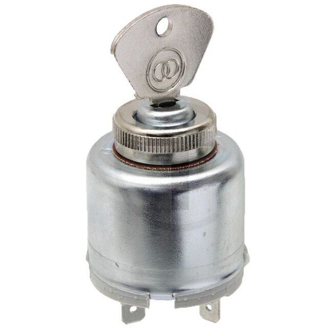 Cobo Glow plug switch with key - 22714130000, 1021324 | Version: With blade terminal connection, 0 = off, 1 = user, 2 = preheating, 3 = start
