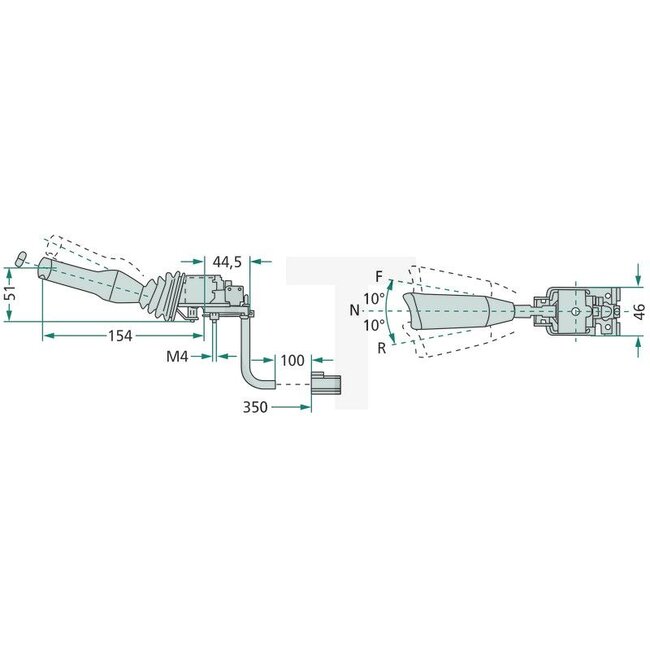 Cobo Direction switch - 22701427000, 5180364, 1007549 | Version: Forwards/neutral/reverse/park