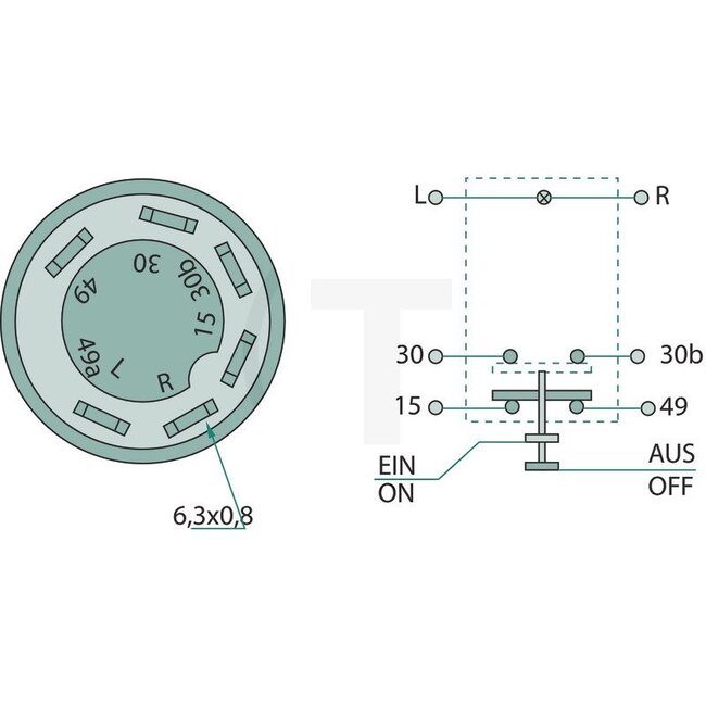 GRANIT Interrupteur à bouton-poussoir - 50719002, 2.7659.118.0, 11175240XX, 44560