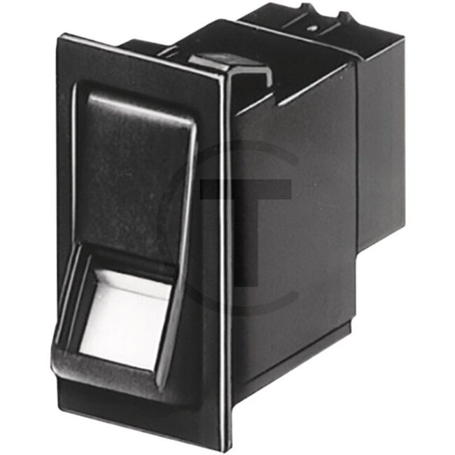 HELLA Toggle switch (Changeover switch) - 4556FH 004570131, 6FH004570131 | Version: Without bulb, Switch function I - 0, with comfort function, Rocker operation, 8 blade terminals 6.3 mm | To operate: Kippbetätigung | Connection type: Flachsteckanschluss: 6,3 m