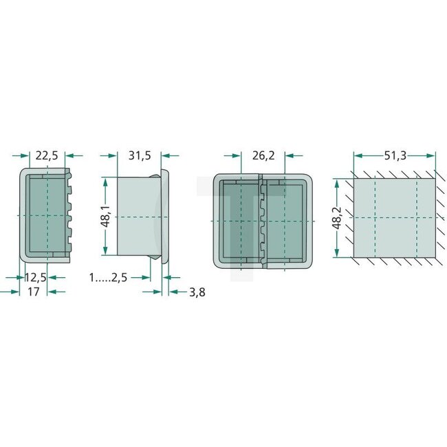 HELLA Drukschakelaar / zender montagepaneel links / rechts | 04512937, 28305790, 26916396, 8HG716734-001