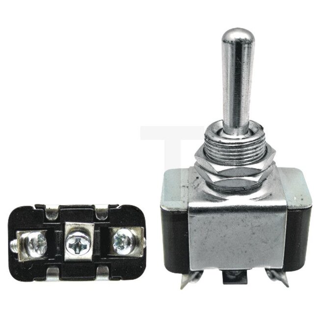 GRANIT Toggle switch Locks in place - 50700048, 20800305, 180589 | Version: On/off/on switch, 3 screw connections, with 0 position, power rating 12 V: 10 A A | Connection pin / clamp: 3 | Power rating max. 12 V: 10 | Mounting Ø: 12,0 mm