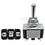 GRANIT Toggle switch Locks in place - 50700048, 20800305, 180589 | Version: On/off/on switch, 3 screw connections, with 0 position, power rating 12 V: 10 A A | Connection pin / clamp: 3 | Power rating max. 12 V: 10 | Mounting Ø: 12,0 mm