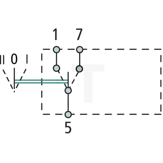 GRANIT Toggle switch Locks in place - 50700048, 20800305, 180589 | Version: On/off/on switch, 3 screw connections, with 0 position, power rating 12 V: 10 A A | Connection pin / clamp: 3 | Power rating max. 12 V: 10 | Mounting Ø: 12,0 mm