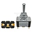 Toggle switch Locks in place - 50700030, 38150700030 | Version: On/off/on switch, 3 blade terminals 6.3 mm, with 0 position | Connection pin / clamp: 3 | Power rating max. 12 V: 20 | Mounting Ø: 12,0 mm