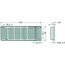 HELLA Montageleiste schwarz für 6 Schalter, Einbauöffnung 156,1 x 48,2 mm | 8HG713626001